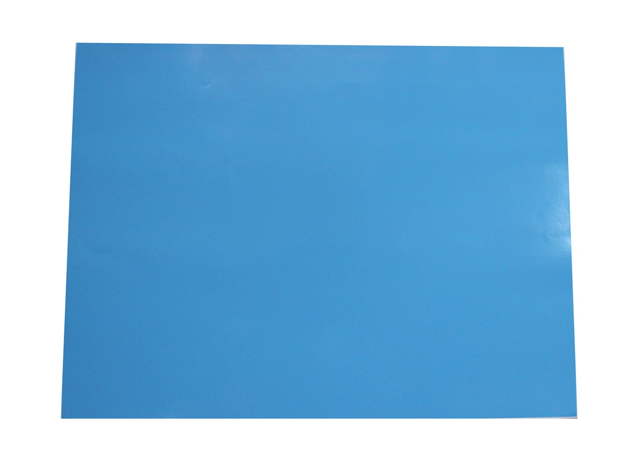 รูปภาพของ สติ๊กเกอร์ พีวีซี, 53 x 70 ซม. สีฟ้า (10 แผ่น)