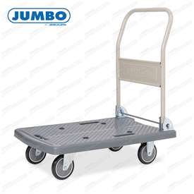 รูปภาพของ รถเข็น มือจับพับเก็บ พื้นพลาสติก GP-210J, 80x50.5x87 ซม., 250 กก.
