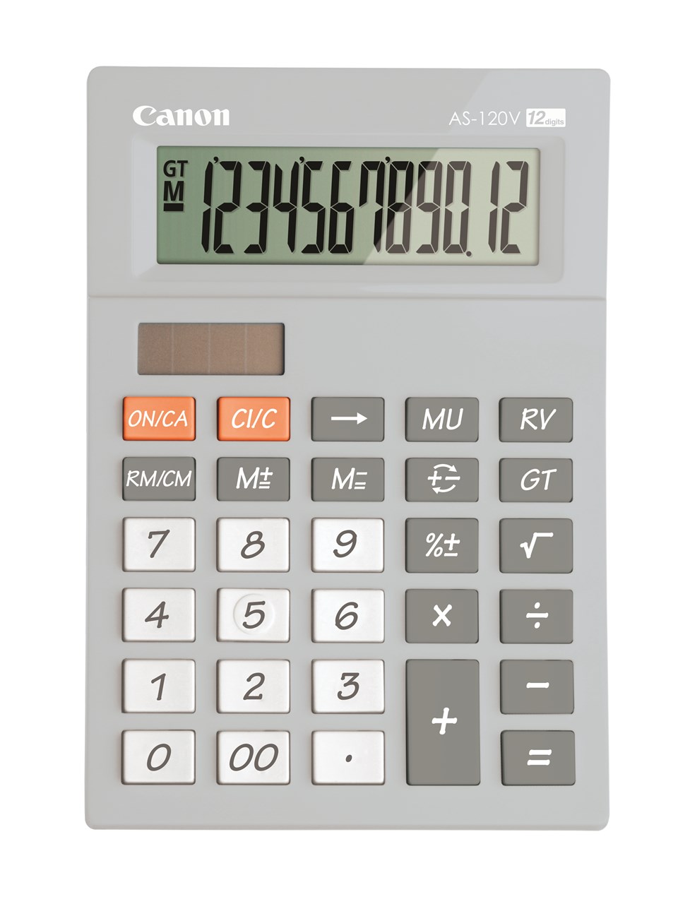 รูปภาพของ เครื่องคิดเลข Canon AS-120V, 12หลัก
